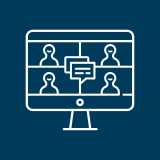 image of online class graphic