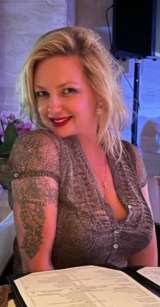 Emma Ridley Carter pictured after her bariatric endoscopy.