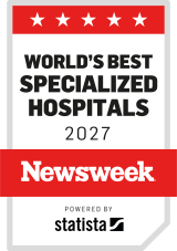 Newsweek World's Best Specialized Hospitals 2027 award badge (powered by Statista)