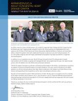 Cover of Ahmanson/UCLA Adult Congenital Heart Disease Center PDF Newsletter