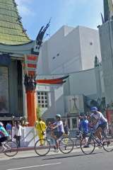 Dr. Eugene Washington riding down Hollywood