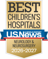 Best Children's Hospitals U.S. News badge for Neurology & Neurosurgery 2026–2027