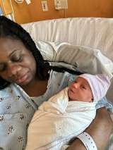 Anitra and baby