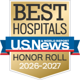 Best Hospitals U.S. News & World Report Honor Roll 2026–2027 badge