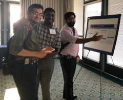 Faculty and Fellows at annual Science Day poster session.