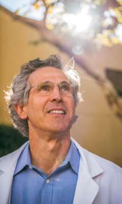 Dr. Mark Sklansky looking up