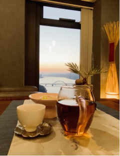 Dr. Tang enjoying a tea at a teahouse in Hangzhou