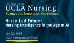 UCLA Nursing Science and Innovation Conference promotional graphic, May 29, 2026.