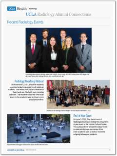 Radiology Alumni Connections Summer 2022