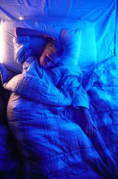 Teen trying to sleep