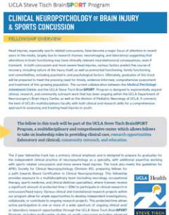 Neuropsychology Fellowship