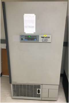 Revco ultra-low temperature freezer.