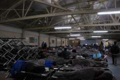 Interior of a student-run homeless clinic