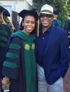 Mann and his daughter, Patrice.