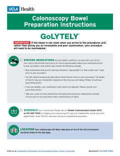 GoLYTELY colonoscopy prep