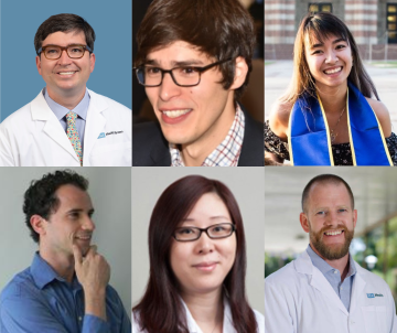 Headshots collage of Fischer, Chapski, Soehalim, Grogan, Cai, Vondriska.