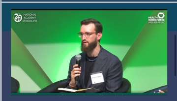 K. Elliott Higgins, III presenting at NAM on Health & Well-being initiatives 