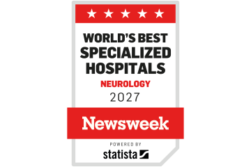 Newsweek World's Best Specialized Hospitals 2027 Neurology award badge