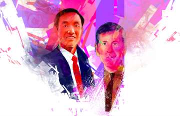 Dr. Walter S. Dunn (left) and Dr. Thomas B. Strouse.