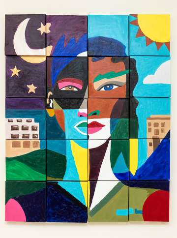 Staff artist's painting