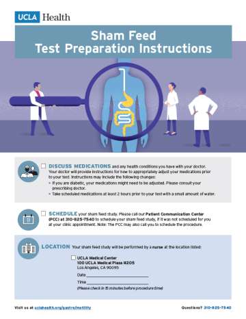 Sham feed diagnostic study