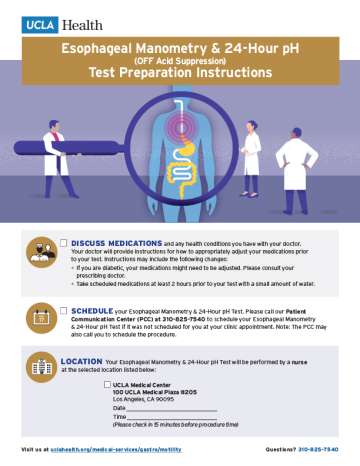 Esophageal manometry with 24-hour pH off acid suppression