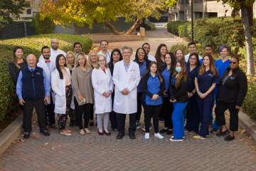 Children's Heart Center team standing outside