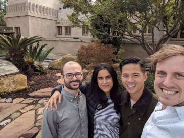 Residents at Hollyhock House