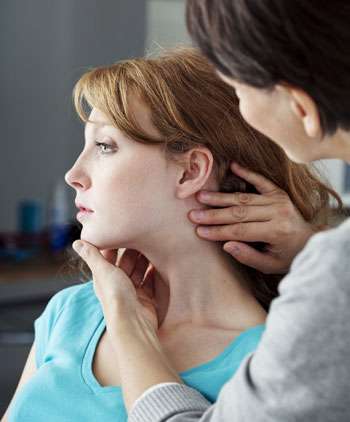 Physician and patient check