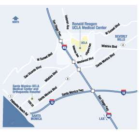 Ronald Reagan Medical Center Vicinity Map