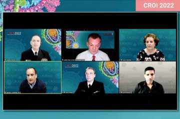 Screenshot of the 2022 Conference on Retroviruses and Opportunistic Infections