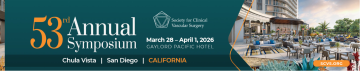 53rd Annual Society for Clinical Vascular Surgery Symposium banner.