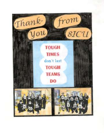 Thank you sign