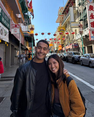 DAPM Resident Physician, Justin Mitchell, CA-2 with girlfriend in city