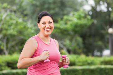 Woman exercising