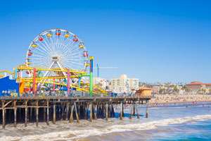 Santa Monica Beach pier