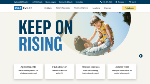 web homepage
