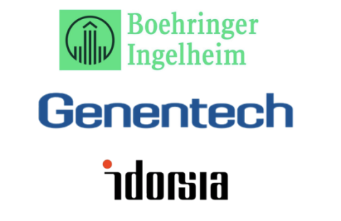 Boehringer Ingelheim, Genentech, idorsia