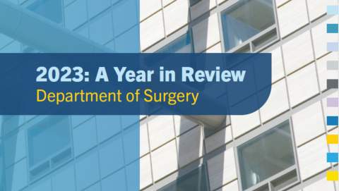 Text: 2023: Year in Review Department of Surgery