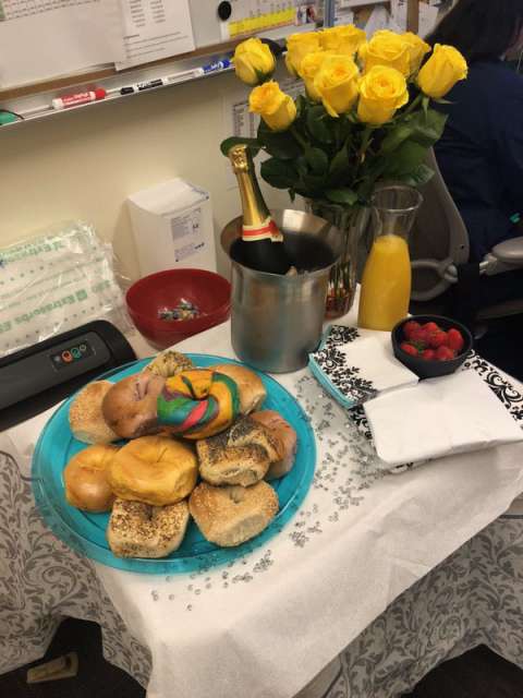 A champagne brunch