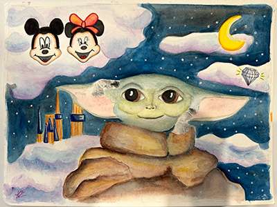 Painted by Apurva Chaturvedi