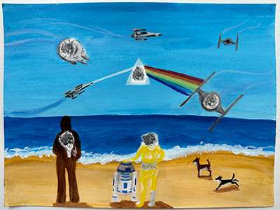 Painted by Emily Jiang