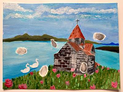 Painted by Emily Jiang