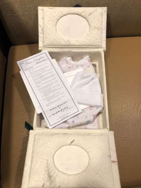 Memory box contents