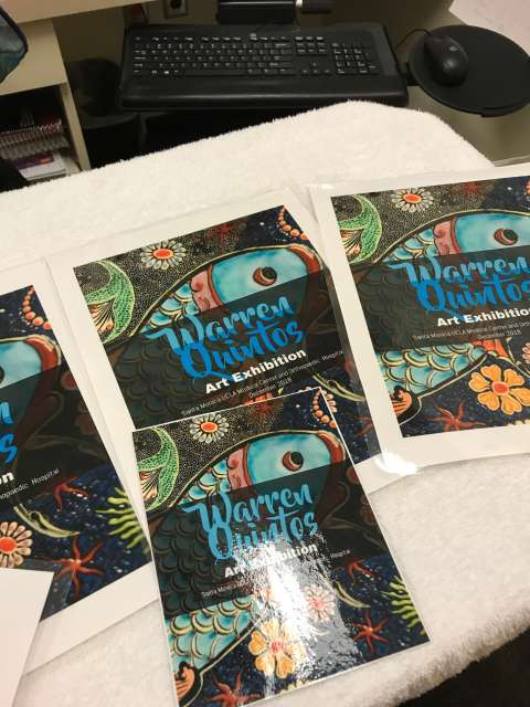 Art gallery brochures