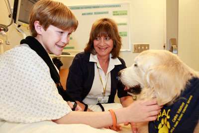 Child with PAC dog