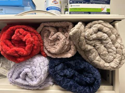 Non-hospital blankets