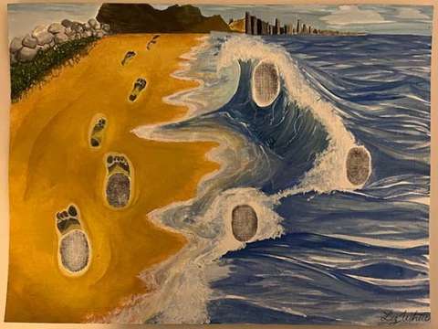 Painted by Liz White