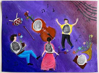 Painted by Emily Jiang