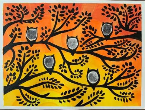 Painted by a guest volunteer artist 